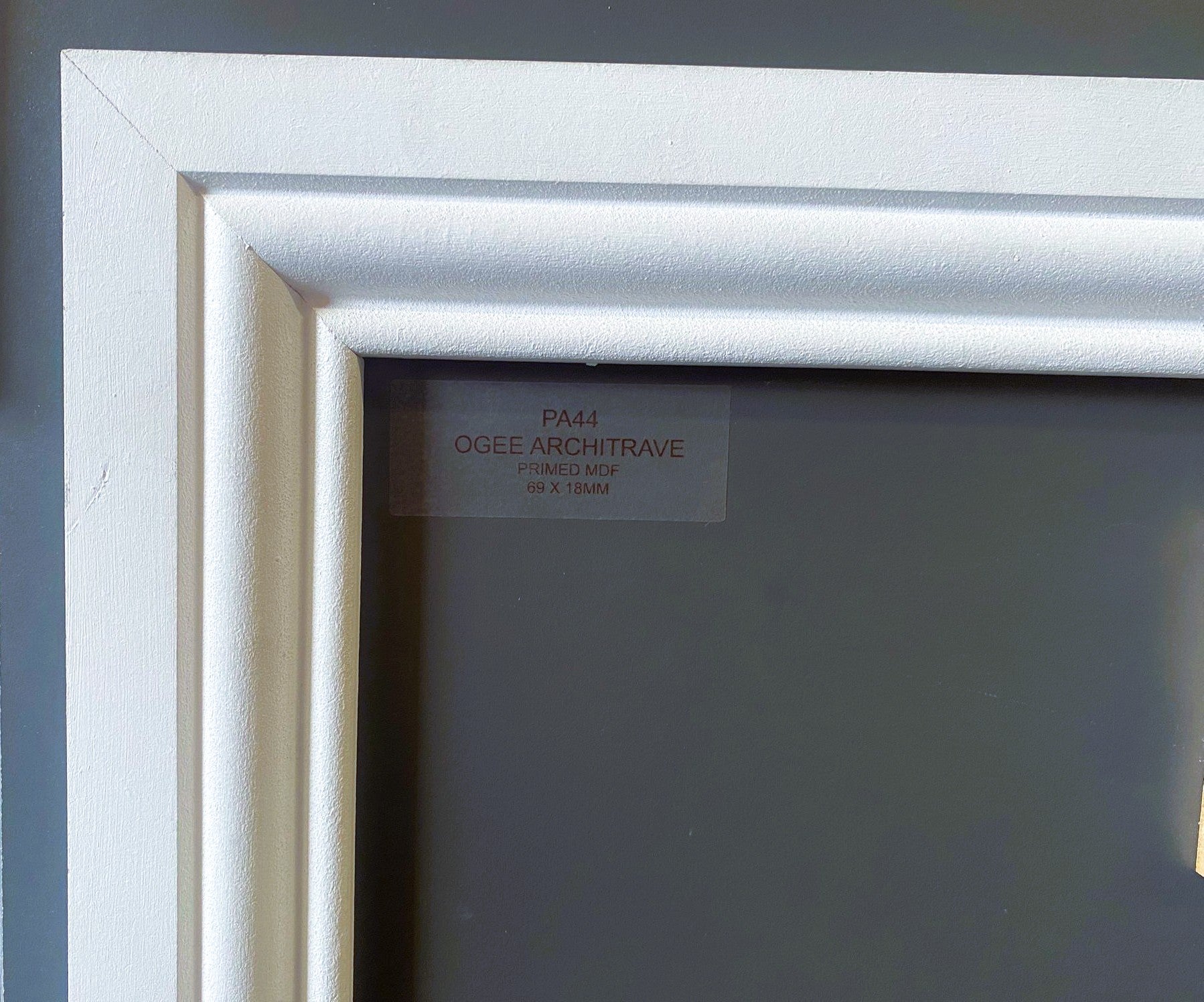 Primed MDF Ogee Architrave 69 X 18 X 4.4Mt Length