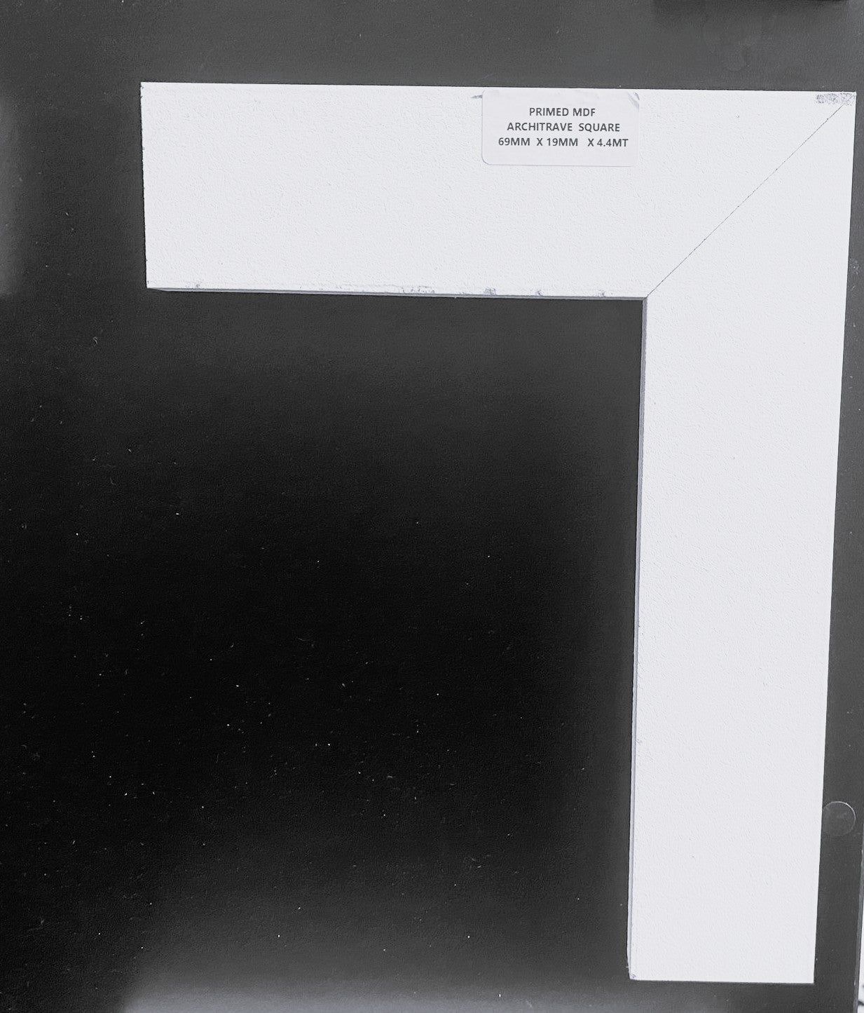 Primed MDF Square  Architrave 69 X 18  X 4.4Mt Length