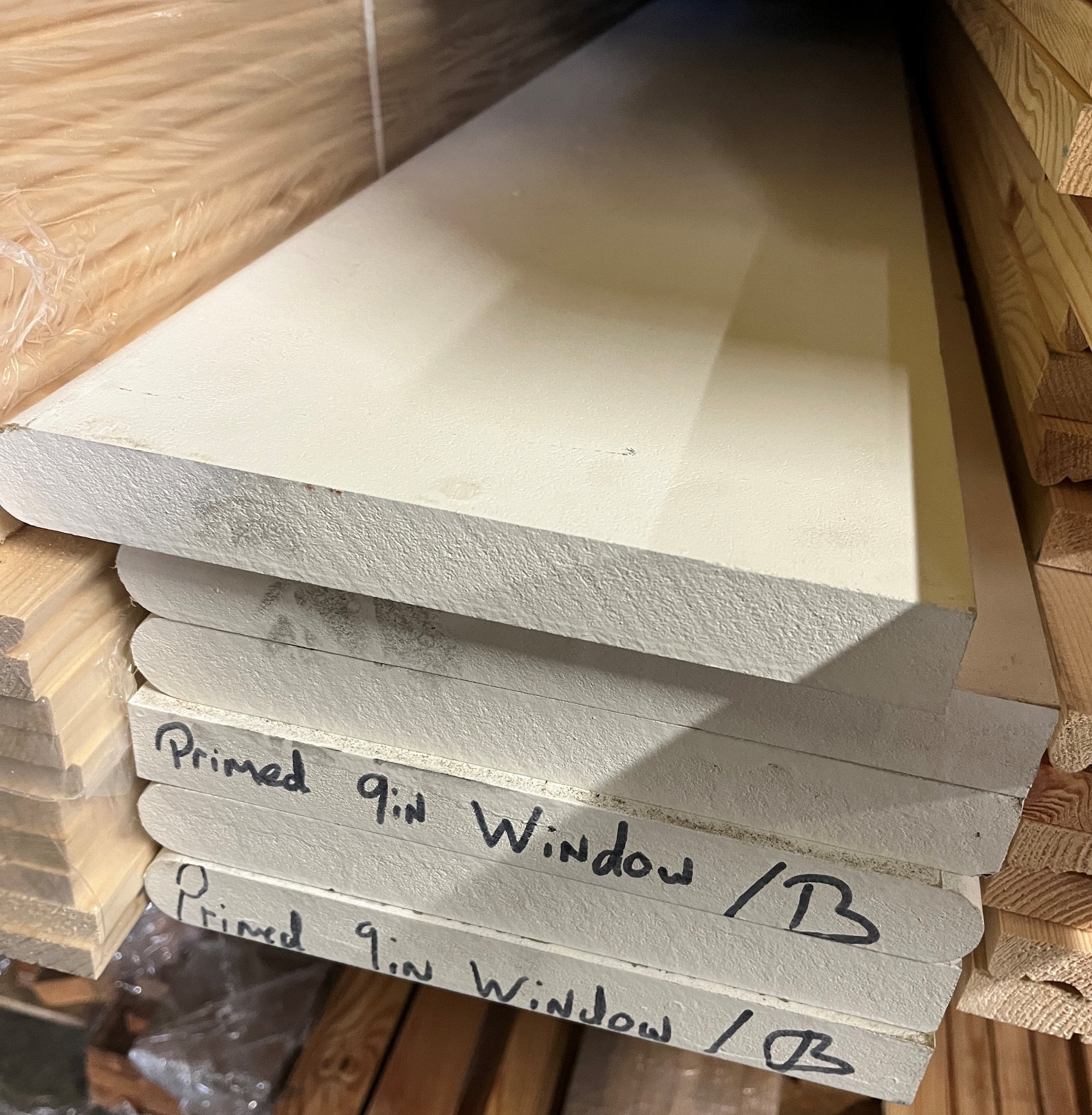 Primed MDF Window Board 219mm X 25mm 3.66mt