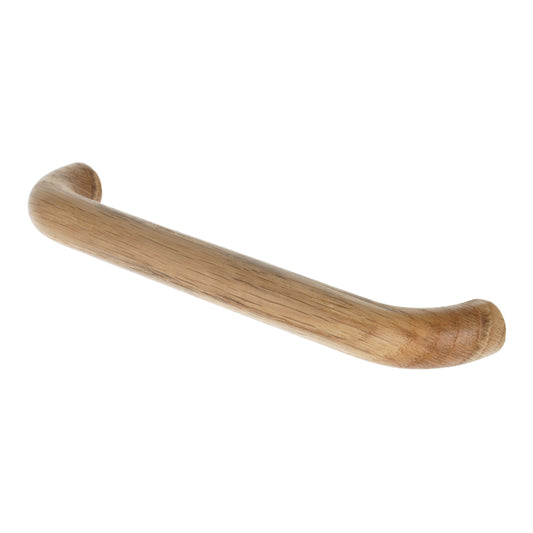OAK HANDLE LACQUERED 160MM