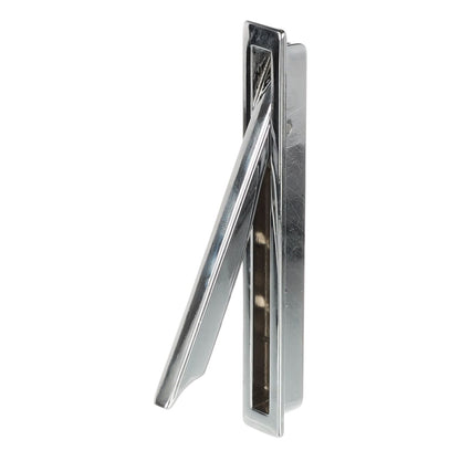 POLISHED CHROME RECESSED FLUSH PULL 111mm