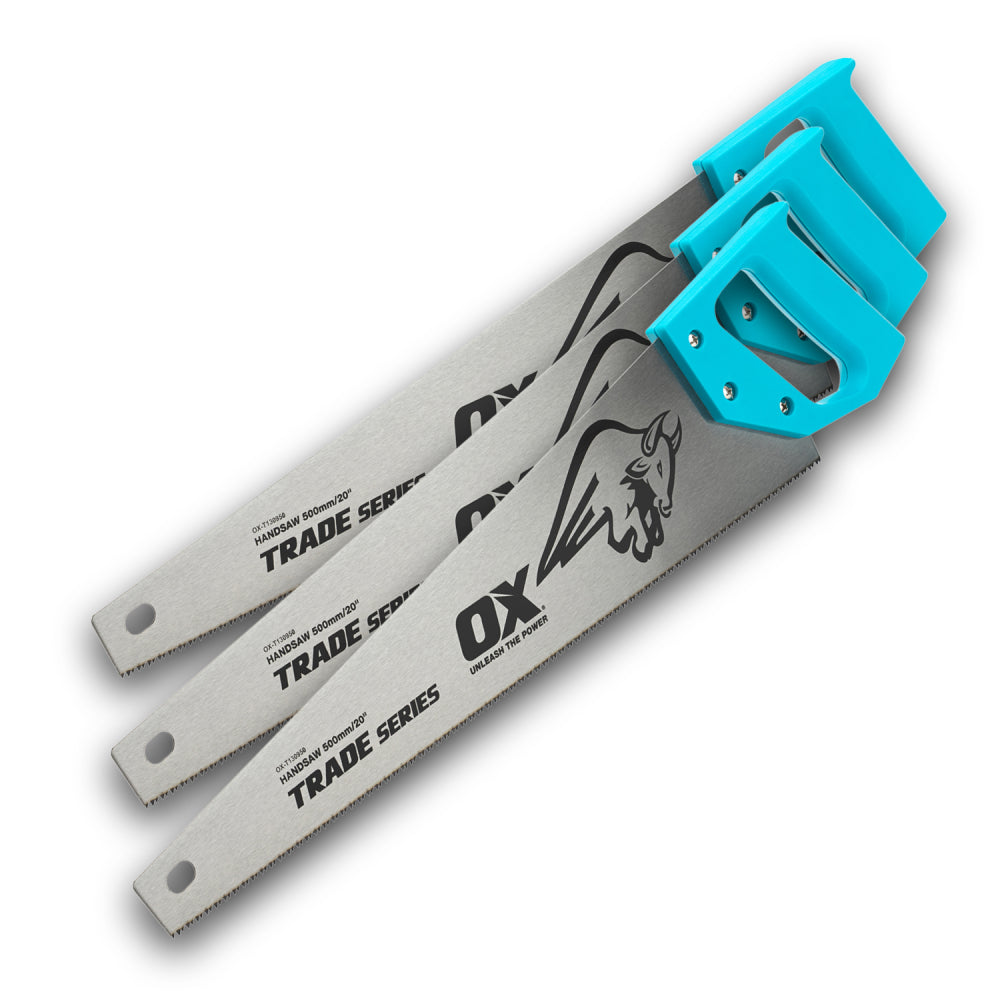 OX TRADE HAND SAW (Triple Pack) 550MM 22IN