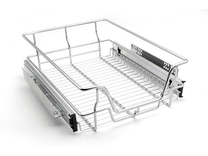 CHROME STORAGE  BASKETS