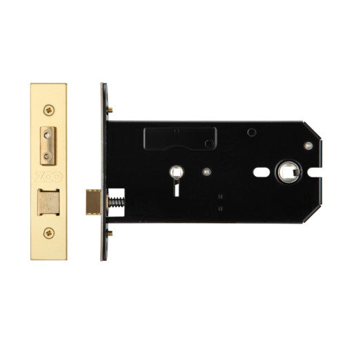 3 LEVER HORIZONTAL BATHROOM LOCK (2 VARIANTS)